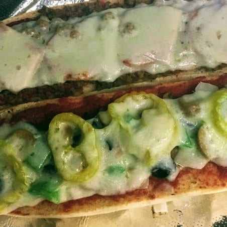 Far Out Stromboli Sandwich.